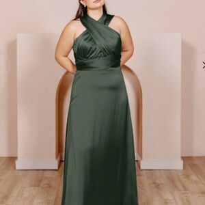 Revelry Devon Satin Bridesmaids Dress